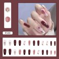 thumbnail image 1 of Joefnel Press on Nails Uñas postizas europeas Press on Nails Sello UV Brillante Cobertura total Uñas postizas artificiales Uñas para mujeres Zhivalor  BST3134565-61, 1 of 5