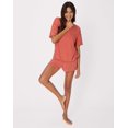 thumbnail image 6 of Hanes Originals Women's SuperSoft Comfywear Boxy T-Shirt Natural Cedar 2XL, 6 of 8
