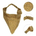 thumbnail image 3 of Unique Bargains Women's 1pc Stylish Ditsy Floral Headwrap 9.25''x8.86'' Yellow, 3 of 6