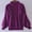 Purple, variant on JIANJIA Womens Sweaters Autumn Winter Loose Warm Fluffy Plush Loose Plain Knitted Crew Neck Jumper Pullover Tops Daily-Wear