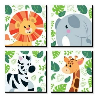 Zoo Animal Head Wall Décor – Cozy Nursery