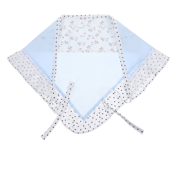 HONMEET Soft Light Floral Triangle Headscarf, Versatile Fabric Scarf for Everyday Casual and Outdoor Wear