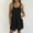 Black, variant on LEKODE Spaghetti Strap Romper Womens Rompers for Summer Jumpsuits for Women Crop Tops Wide Leg Pant Sets Pants with Suspender Straps and Jumpsuit Linen Sets for Women 2 Piece Black L