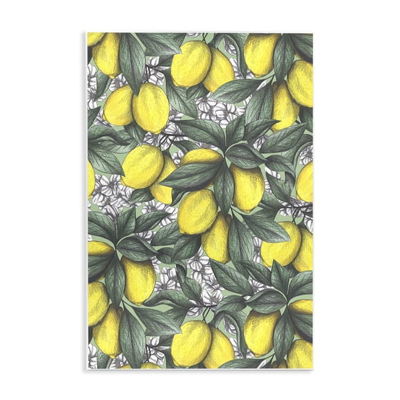 Under The Lemon Tree Wall Plaque Art, design by Cecilia Battaini