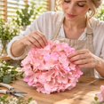 thumbnail image 5 of Clearance Under $1 Artificial Hydrangea Heads, Dense Realistic Flower Heads for DIY Arrangements, Style LP1, 5 of 6