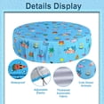 thumbnail image 3 of Cubierta para piscina Docuwee, redonda, 160 cm, plegable, resistente a los rayos UV y al polvo, 3 of 6