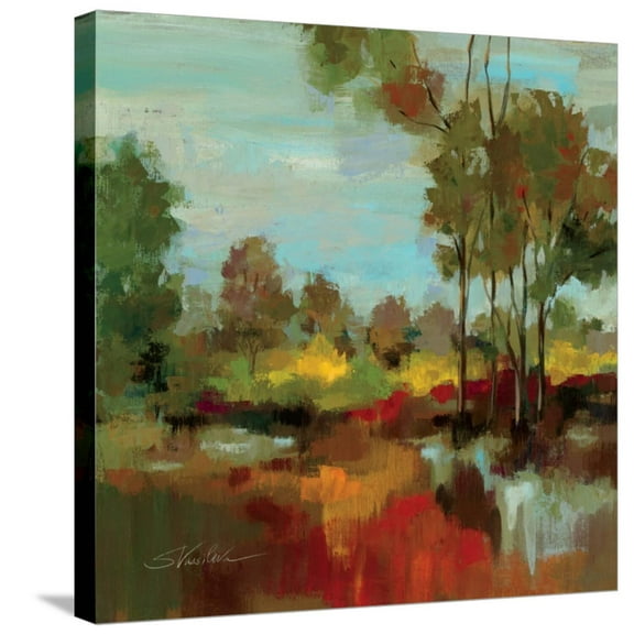 Art.com Hidden Pond Hues II Stretched Canvas Print Wall Art by Silvia Vassileva, 24" x 24"