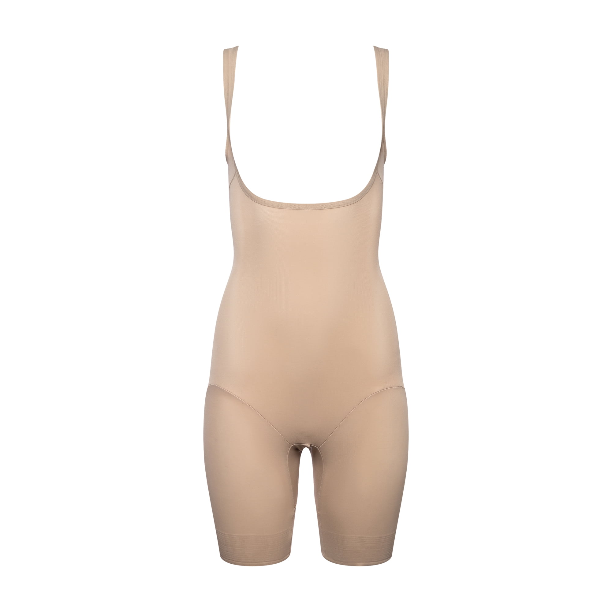 Naomi & Nicole Women's Comfortable Firm Control Open-Bust Shaping Bodysuit Shapewear