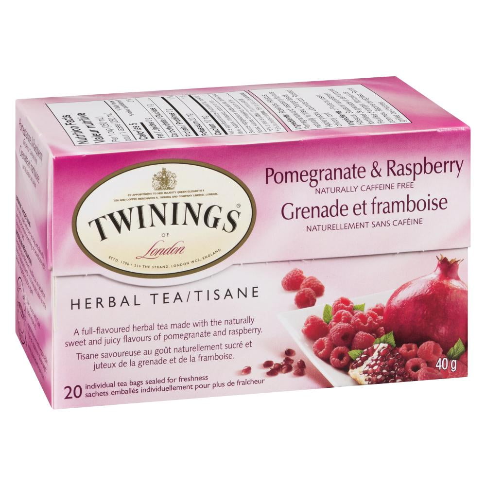 Twinings Tisane Grenade & Framboise 20 sachets de thé