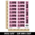 thumbnail image 2 of Brrr-illiant Brilliant Work Penguin Teacher Student School Sticker Set - Light Pink - Matte Finish - 2.00" Large, 2 of 7