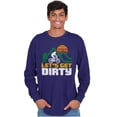 thumbnail image 5 of Let's Get Dirty Mountain Bike Outdoor Long Sleeve TShirt Men Women Brisco Brands 3X, 5 of 6