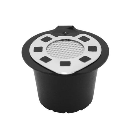 

OUTAD 3PCS Reusable Coffee Capsule Pod Filter Dripper Tamper Stainless steel Compatible with Nespresso U Coffee Machine