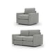 thumbnail image 1 of Set 2 piezas Adapti Sillón Seccional Modular + Loveseat | Gris Niebla, 1 of 9