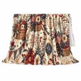 thumbnail image 2 of Vintage Patriotic Collage Woven Baskets Flags Fourth Of, Cozy Friendship Quote Scene, Warm Flannel Blanket for Living Room and Reading Nook, Art Lovers Friendship Gift, Artistic Home Decor, 2 of 9
