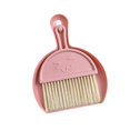 thumbnail image 3 of Mini Dustpan and Brush Set Keyboard Brush Desktop Cleaning Broom for Office Desk Pink, 3 of 9