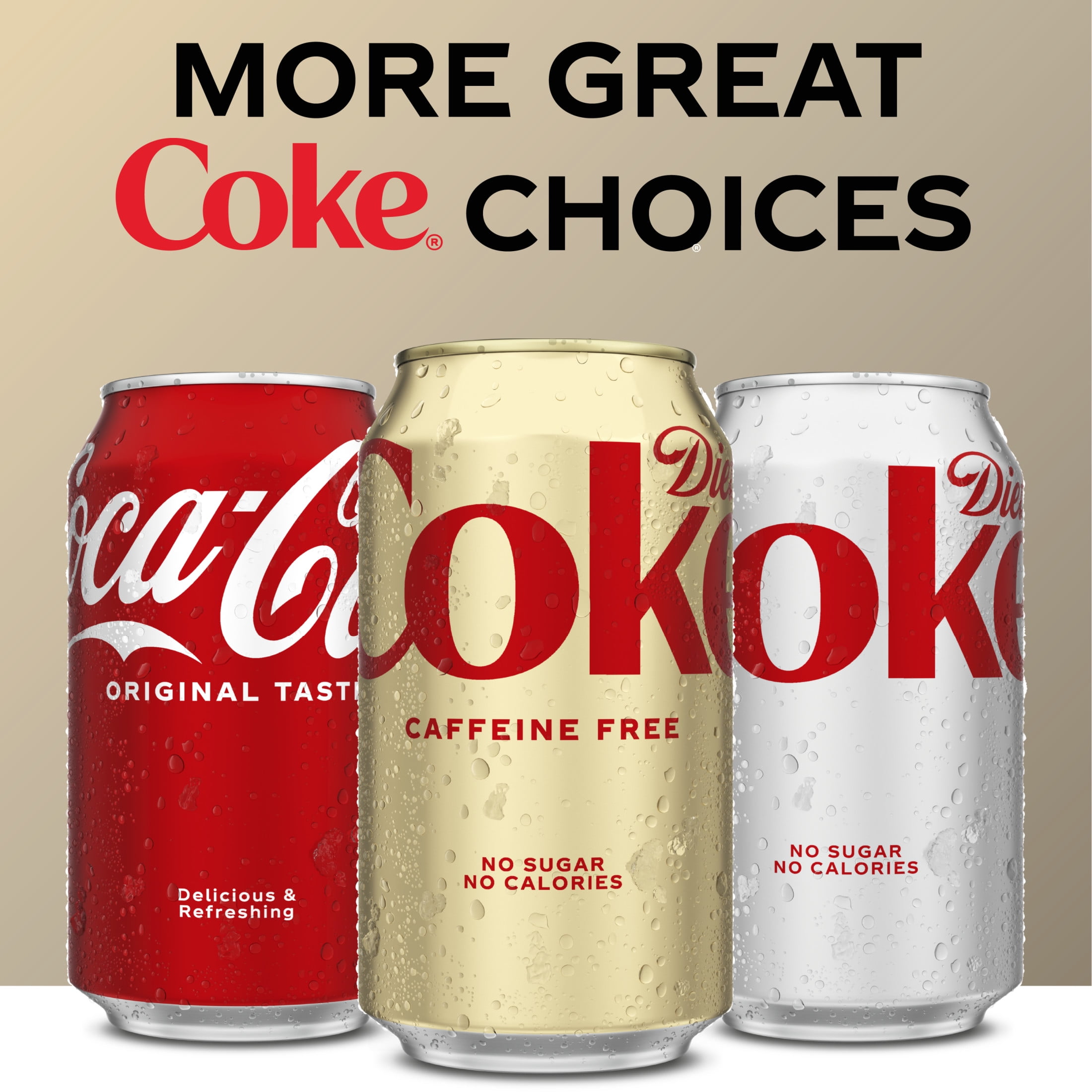 Diet Coke Caffeine-Free Soda Pop Cans, 12 fl oz, 24 Pack