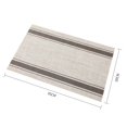 thumbnail image 2 of Pvc Sets de Table à Manger Set de Table Imperméable Résistant à la Chaleur Élégant Motif Rayé Idéal pour la Maison Cuisine Sets de Table Étanches, 2 of 8