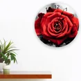 thumbnail image 2 of Red Roses On Dead Branches Wall Clocks Silent Home Cafe Office Wall Decor Clocks for Kitchen Wall Art Large Wall Clocks 25cm（12 Inch）, 2 of 6