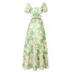 thumbnail image 4 of Moda casual estampado manga corta fuera del hombro vestido delgado vestidos de mujer Pompotops  ghjkhdj18253, 4 of 8