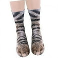 thumbnail image 3 of pitrice Animal Feet Pattern Stimulation Children Kid Mid Calf Long Socks Unisex Funky Socks, 3 of 8
