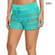 thumbnail image 5 of Soidarity Pantalones cortos de encaje inferior, bañadores a juego, calzoncillos de baño, reutilizable, ropa de playa ligera de poliéster, Deportes acuáticos Verde claro L Soidarity OD020832-21B, 5 of 6