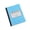 Blue, variant on PPKVUFD Composition Notebook, Wide Ruled Paper, Marble Cover, 1 Notebook, 7-1/2" x 9-3/4", 100 Sheets per Comp Book, Office, Journaling, Notes, Black