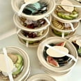 thumbnail image 7 of Penkiiy Disposable Bowls with Lids, Kraft Paper Salad Bowls with Lids, Paper Soup Bowls Food Container for Cold/Hot Food or Takeout, 7 of 7