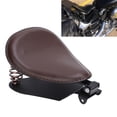 thumbnail image 1 of Retro Motorcycle  Motorcycle Solo Pad  Motorcycle Solo  with Spring Bracket Kit Faux Leather Strong Support Universal Fit for Retro Motorcycle, 1 of 7