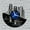 Blue-without LED, variant on San Francisco city View Vinyl Wall Clock, Vinyl Record Clock Wall Art Silent & Non-ticking(12 inchs C)