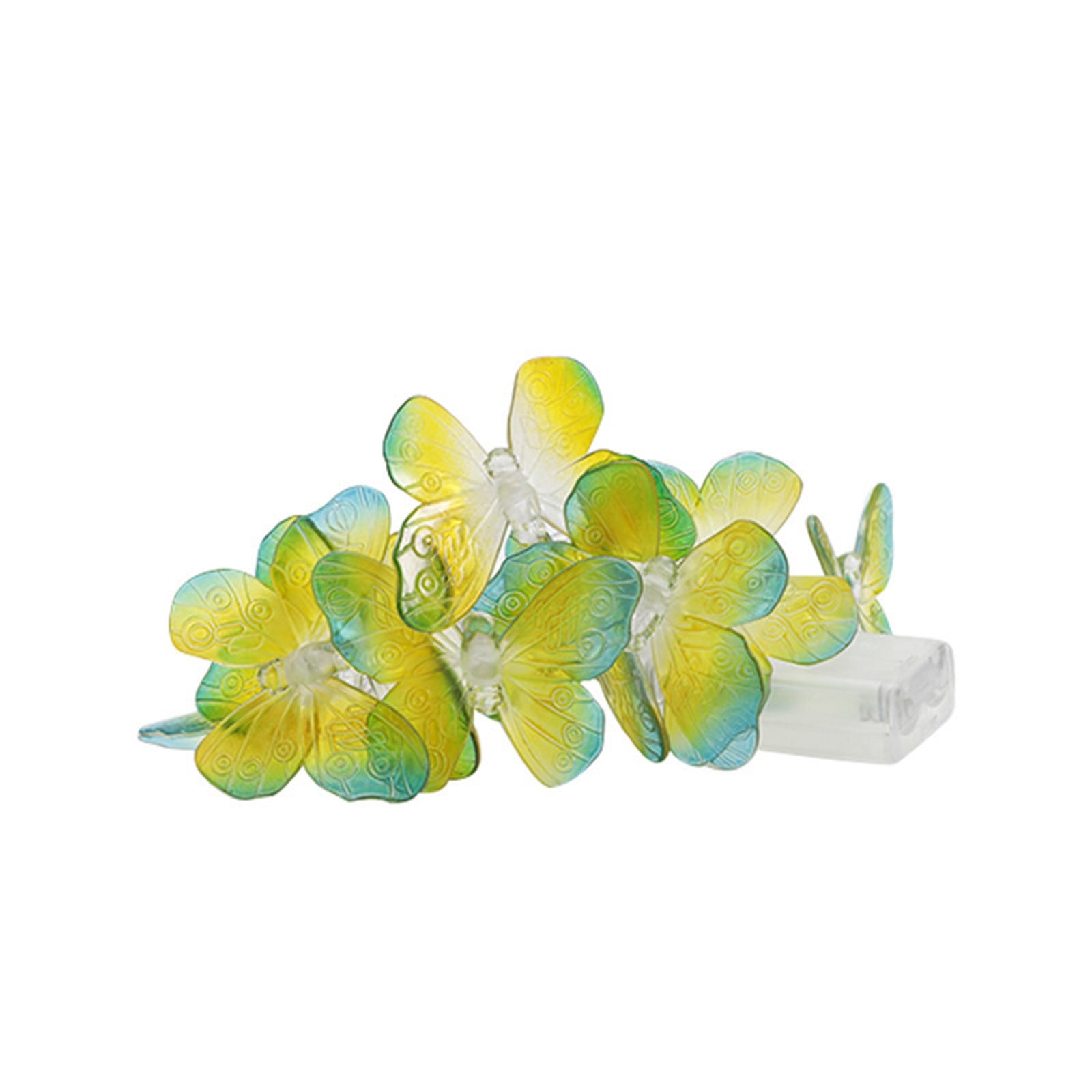 Tira de luces decorativas con forma de mariposa, 1,5 m, LED, alimentada ...