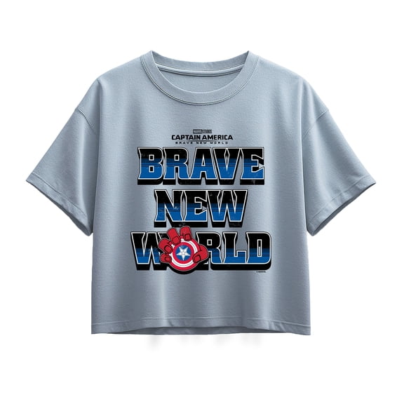 Captain America - Brave New World - Youth Girls Boxy T-Shirt