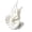 White, variant on 3D Angel Hair Clip with Detailing, Strong Spring Closure, and Lightweight Plastic for Daily Wear, and Theme Party