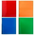 thumbnail image 3 of JAM Paper Plastic 1 Inch Binders, 3 Ring Binders, Red, Blue, Green and Orange, 4 Per Pack, 3 of 6
