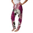 thumbnail image 4 of Halloween Skull Butterfly Printed Leggings for Women High Waisted Full Length Stretch Pants Gothic Casual Yoga Workout Wear, 4 of 5