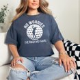 thumbnail image 2 of Confident Golfer No Worries Humorous, Denim Comfort Colors T-Shirt, Small, 2 of 3
