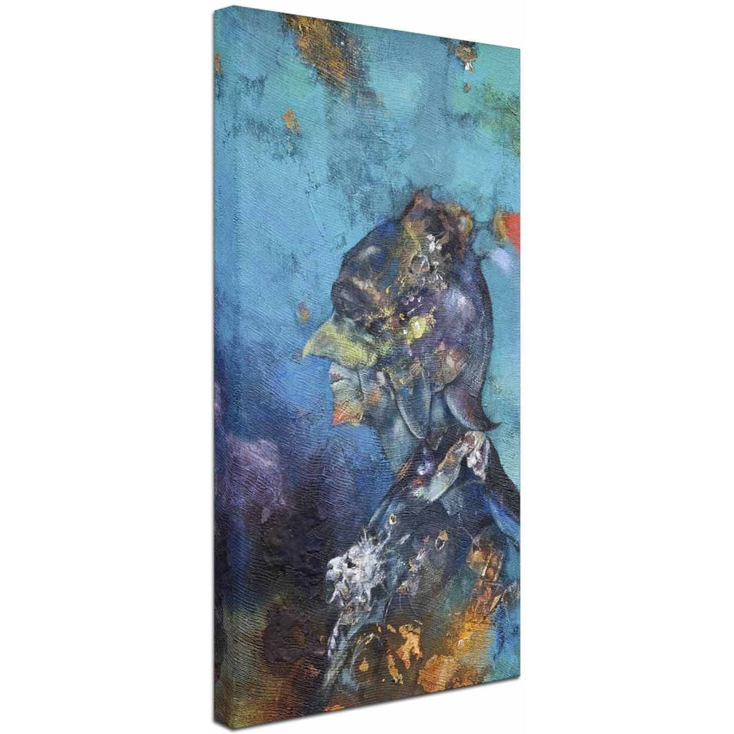 Trademark Fine Art 'The Green Man' Canvas Art by Nick Bantock