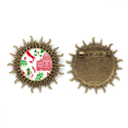 thumbnail image 1 of La bandera de Italia Teatro Romano Pin de gancho de metal vintage con forma de sol Unbranded M, 1 of 3