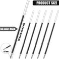 100 Pieces Ink Pen Replaceable Ballpoint Pen 0.7mm Smooth Writing Pen
