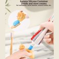 thumbnail image 4 of pitrice 4PCS Portable Toothbrushes Integrated Buckle Protective - - Toothbrush, 4 of 6