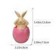 thumbnail image 3 of QTOCIO Décorations de Pâques, Ornements de Jardin Lapin Décoratifs Cour Extérieure Sculptures en Résine, 3 of 6