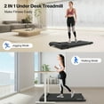 thumbnail image 2 of Walking Pad Treadmill with LED Display, Under Desk Treadmill with APP & Remote Control, Portable Mini Treadmill for Home/Office, Max 300lbs Weight Capacity & Installation-Free, 2 of 7