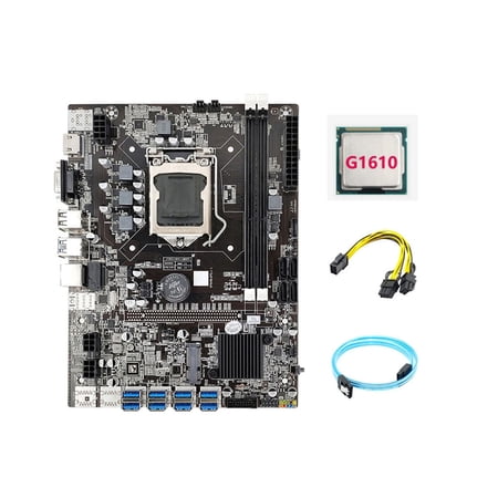 B75 LGA 1155 CPU 8 PCI-E 1X port: This GPU Computer Motherboards ...