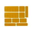 thumbnail image 3 of Colaxi 2xStickers Réfléchissants de Sécurité pour Surfaces Dures Orange 2 Pièces, 3 of 8