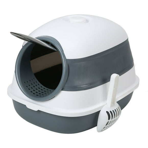 Cat Litter Basin,Cat Toilet Litter Box Hooded Cat Litter Pan Cat Toilet Litter Box Sturdy Construction