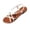 A White, variant on Sandals for Women Women's Comfortable Orthopedic Sandals Women's Fashionable And Versatile Solid Color Woven Strap Plus Size Shoes Spring And Summer Trendy Comfortable Sandals Brown 36