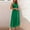 Green, variant on QUNYINEY Sleeveless Womens Dresses Solid Casual A-Line Dress Flowy One Shoulder Cinched Waist Maxi Dresses