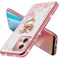thumbnail image 5 of nancheng Rose Butterfly Case for Moto G Stylus 4G 2023 with Ring Kickstand & Lanyard Strap, 5 of 8