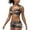 #Army Green, variant on Hot Sale!! Ladies Summer Colorful Print Beach Split Bikini Women's Two Piece Swimsuit Bathing Suits Camouflage High Waisted Beachwear Board Shorts Halter Tops Army Green S