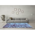 thumbnail image 3 of Ahgly Company Indoor Rectangle Abstract Light Blue Modern Area Rugs, 4' x 6', 3 of 4