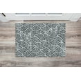 thumbnail image 3 of Linon Home Décor Washable Leona Area Rug or Runner Collection, Ivory and Black, 2' x 3', 3 of 7
